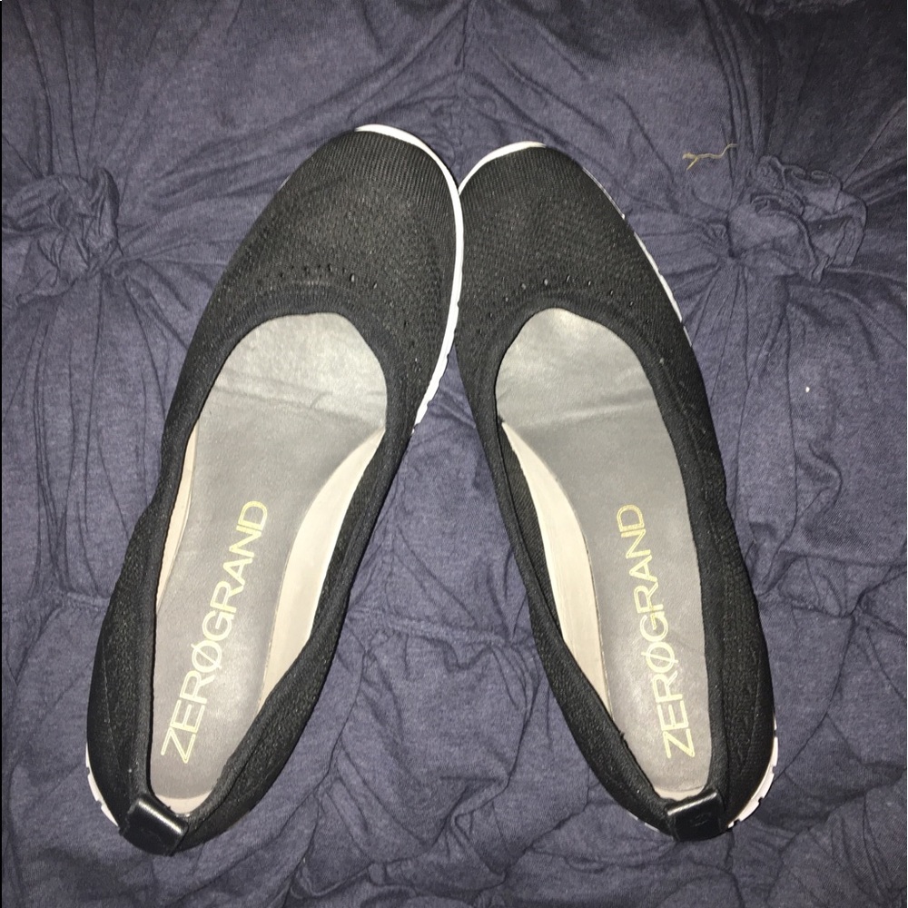 Cole Haan Grand OS Black Walking Slip ons Sz11